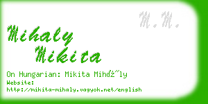 mihaly mikita business card